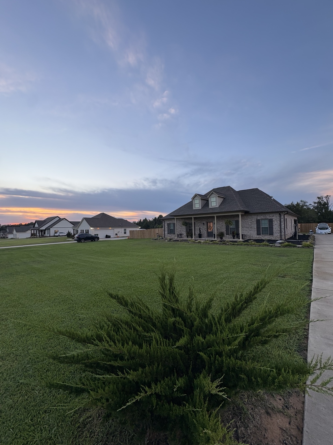 Well-maintained home and lawn